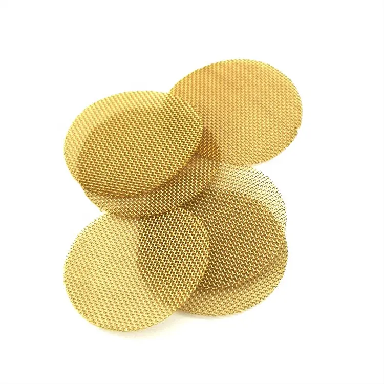 SAIFILTER Plain weave Brass filter discs