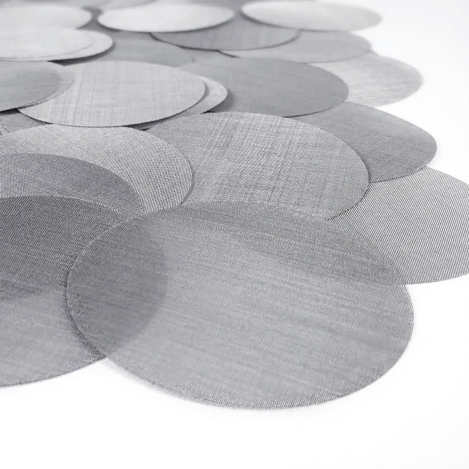 SAIFILTER Twill stainless steel mesh discs