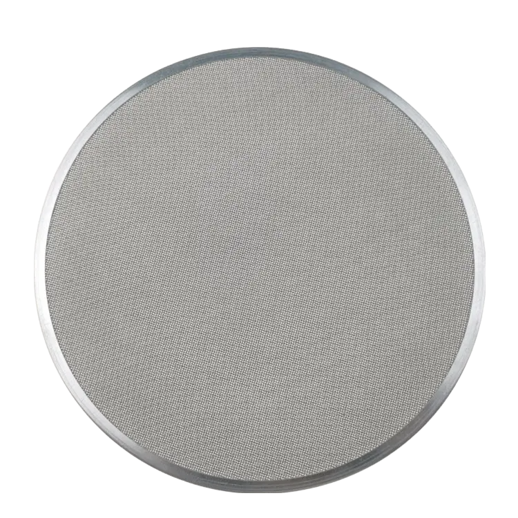 SAIFILTER With edge wrapping twill weave wire mesh disc